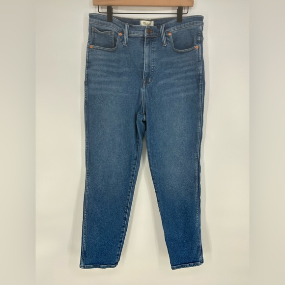 Madewell Stovepipe High Rise Jeans In Auraria wash- Women's Size 31 - Picture 2 of 14